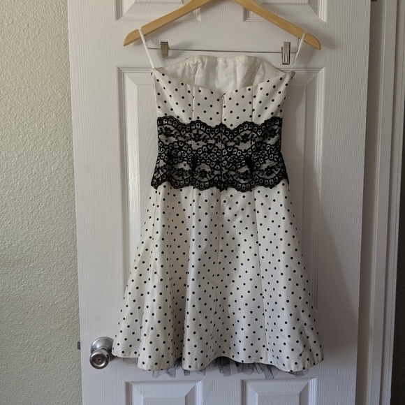 Jessica McClintlock Gunne Sax Polka Dot Dress - Picture 4 of 6